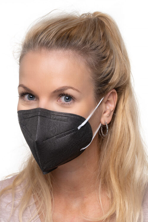 Český respirátor FFP2 GOOD MASK - Černý (10ks) - Image 2
